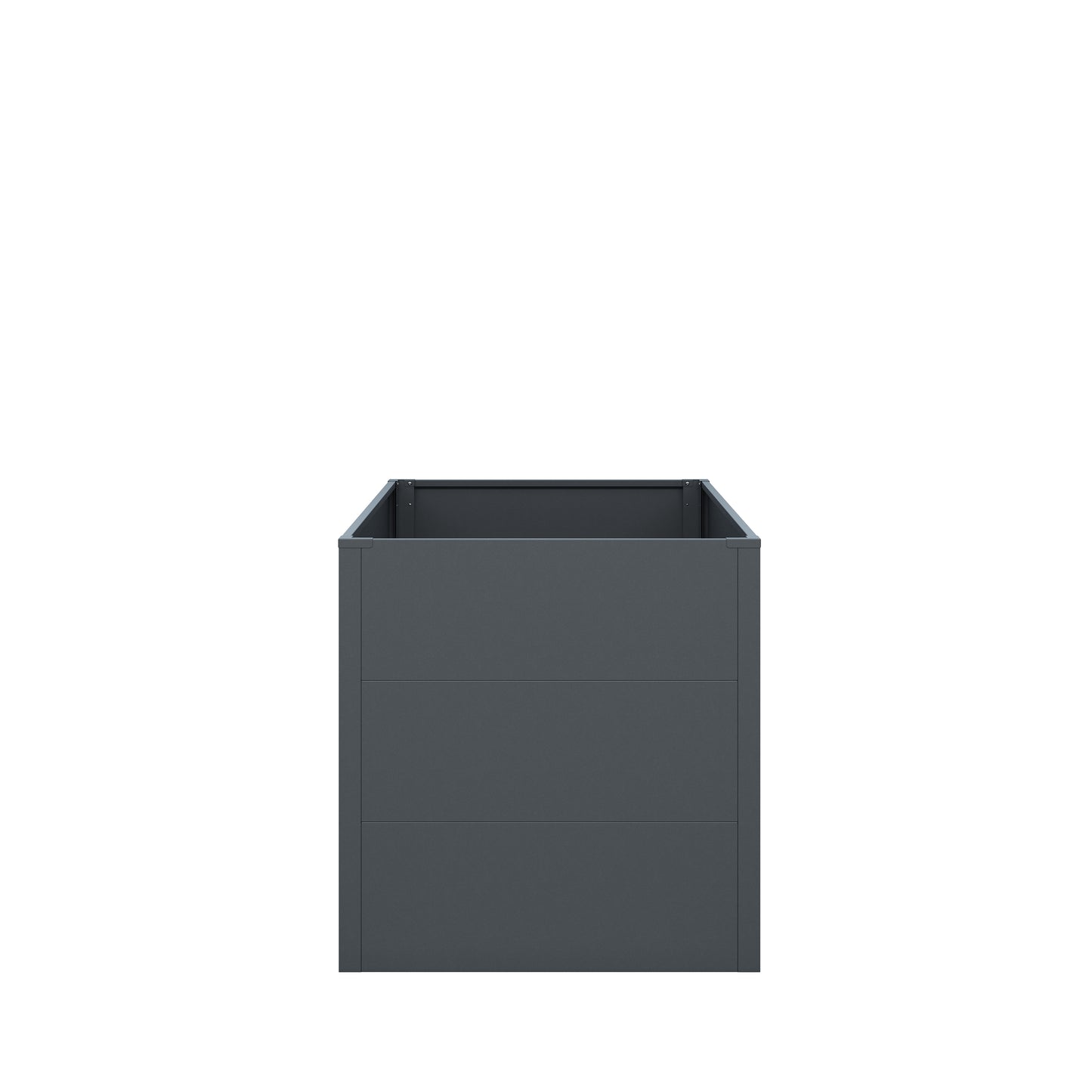 Hochbeet aus Metall, anthrazit