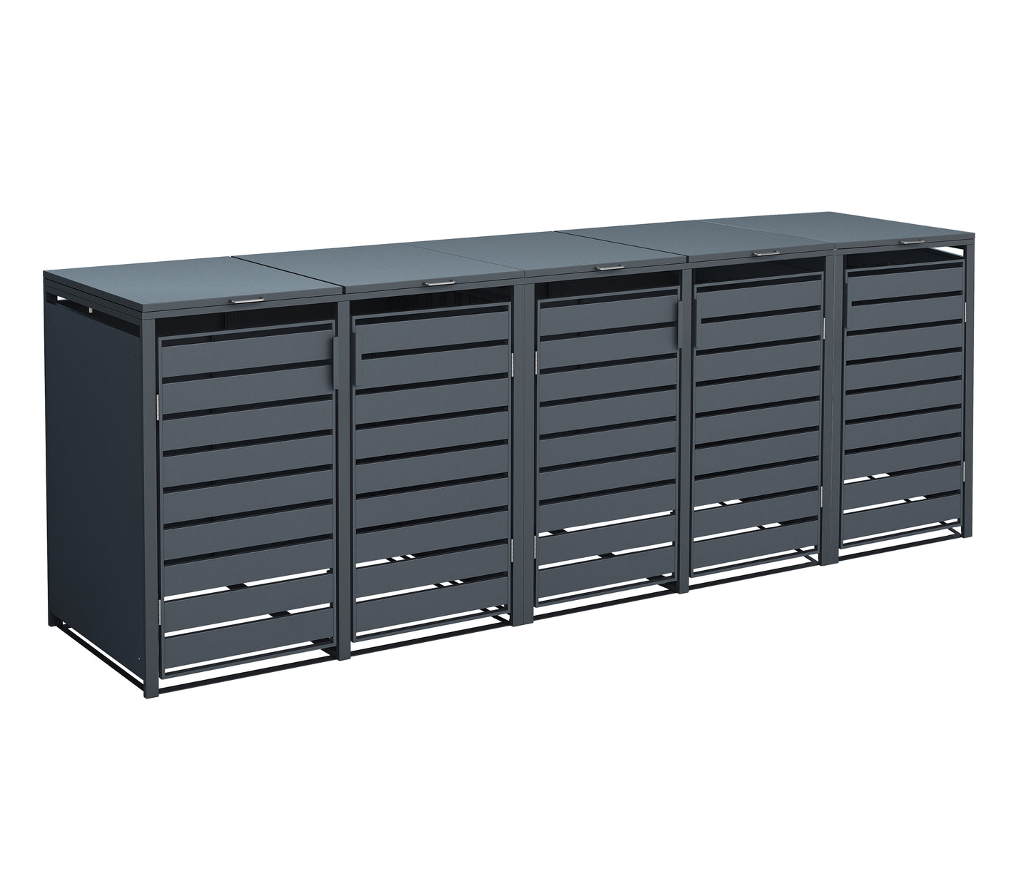 Mülltonnenbox Einzeln für 120l und 240l mit Deckel