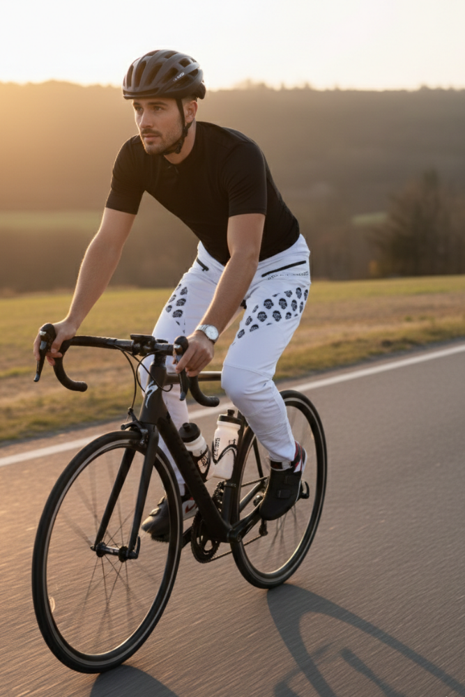 fahrradhose lang mountainbike MTB Fahrradhose lang weiß | Bike Rowdy | Unisex