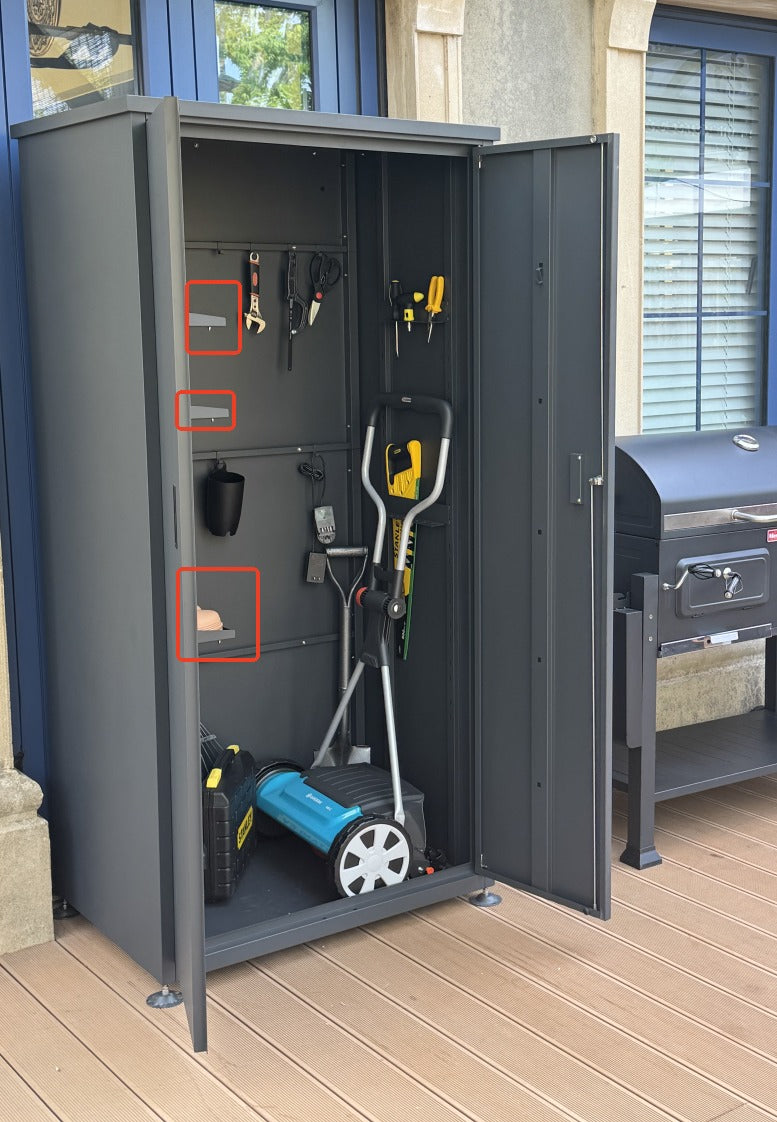IDEA Gartenschrank mit Regale