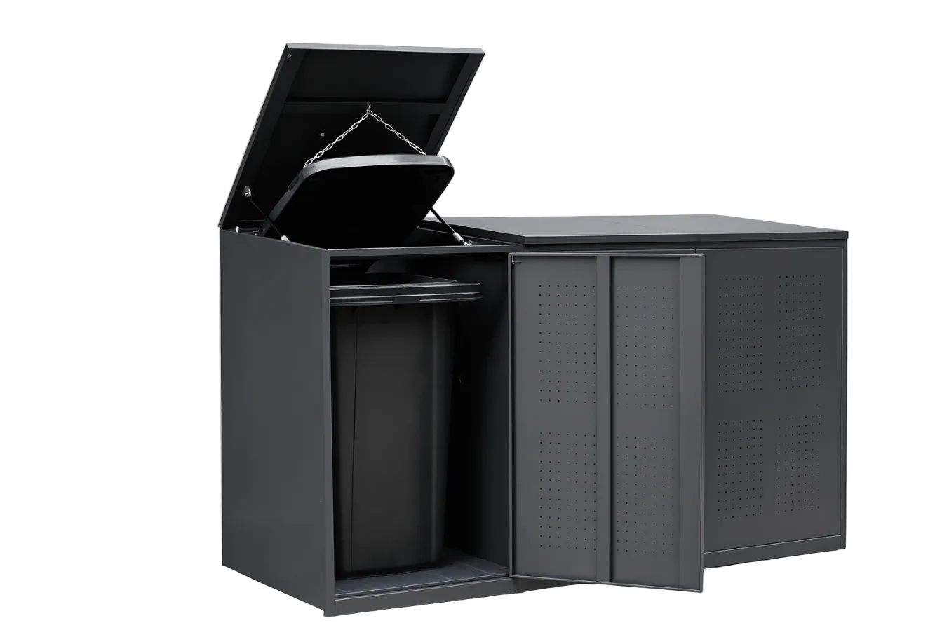 Muelltonnenbox-in-Metall-mit-Deckel-im-Wallstreet-Design-belueftet