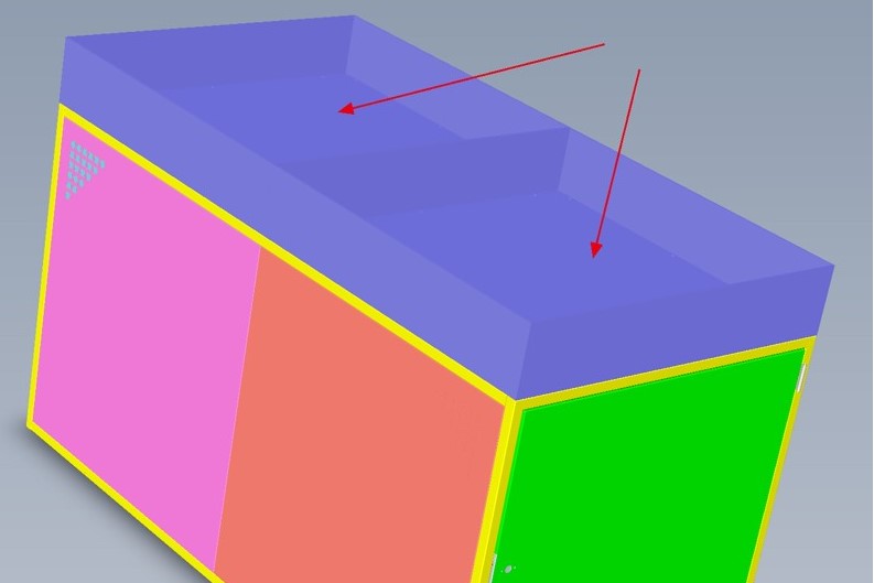 Pflanzwanne für Fahrradgarage XL