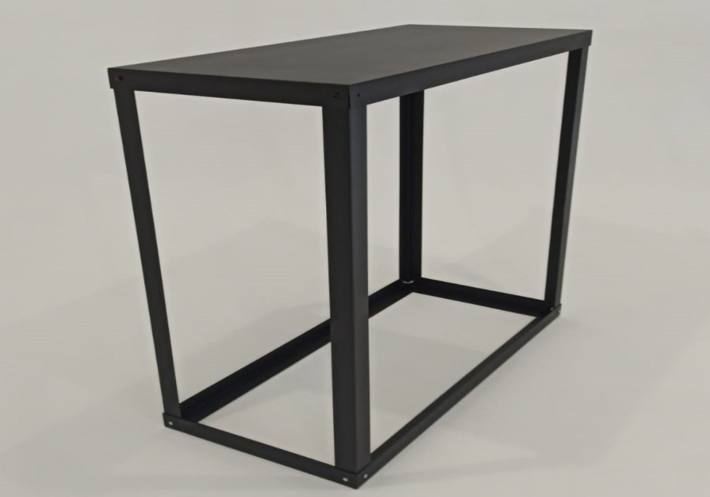 Kaminholzregal, aus Metall, schwarz