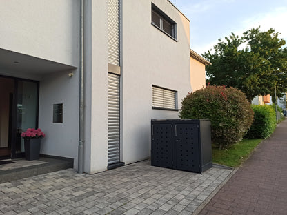 Mülltonnenbox 1er - 4er Set, für 240l, in Metall, im Cubus Design