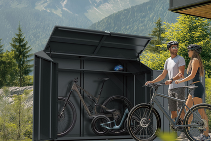 2er Fahrradgarage schmal seitlich öffnend 