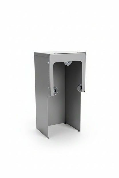 Designverkleidung Bodenanschluss Viessmann Vitocal _aus_Metall_in_silber