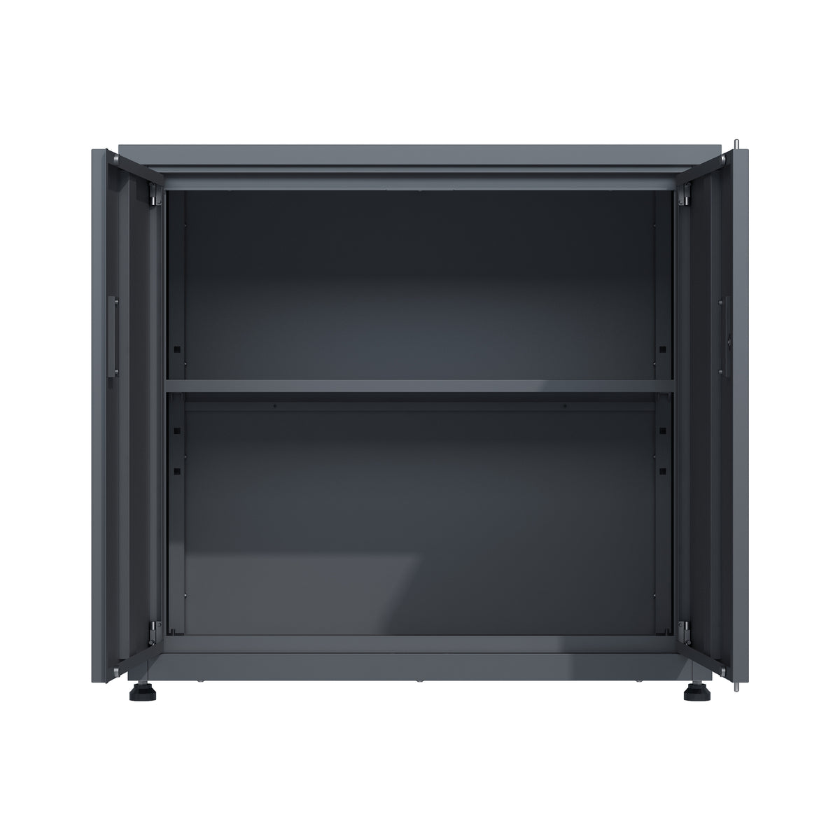 Grillschrank offen