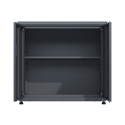 Grillschrank offen