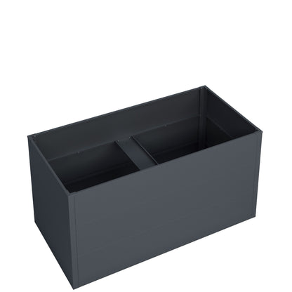 Hochbeet aus Metall, anthrazit
