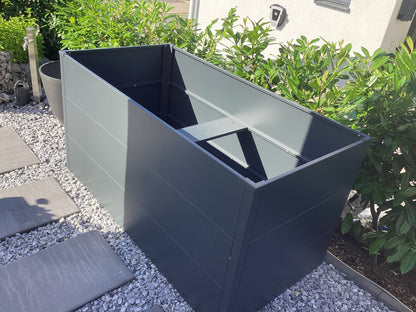 Hochbeet XL aus Metall in anthrazit RAL 7016