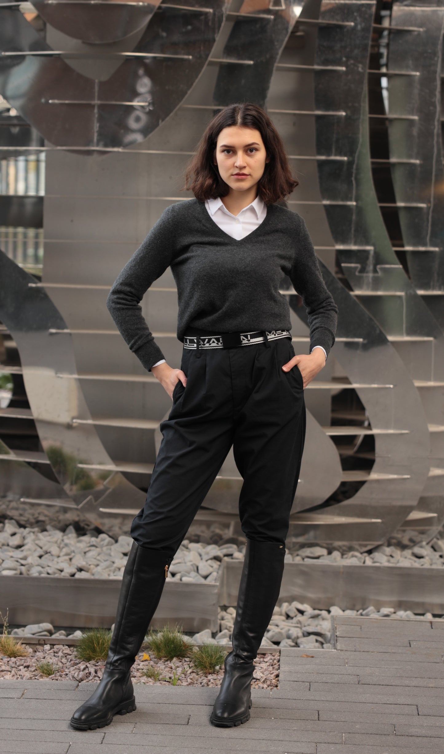 Gürtel in Nylon mit Monogramm