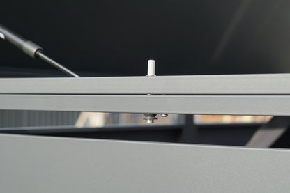 Mülltonnenbox für 120l und 240l als 2er Set, in Cortenstahl Optik, mit Deckel