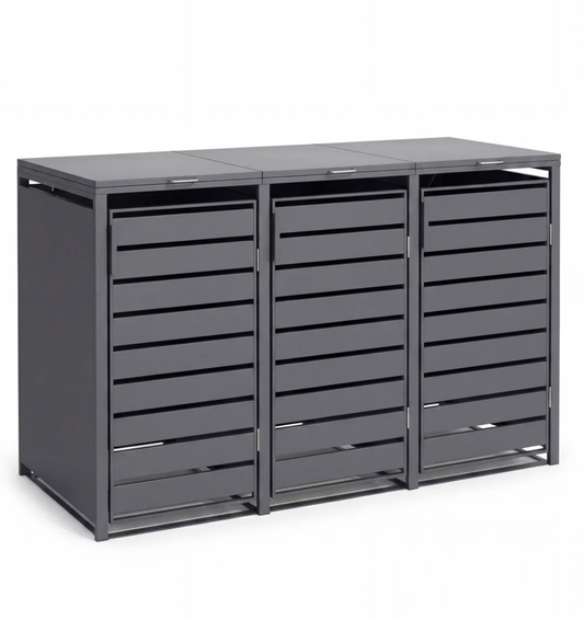 Muelltonnenbox_3er_mit_Deckel_in_anthrazit