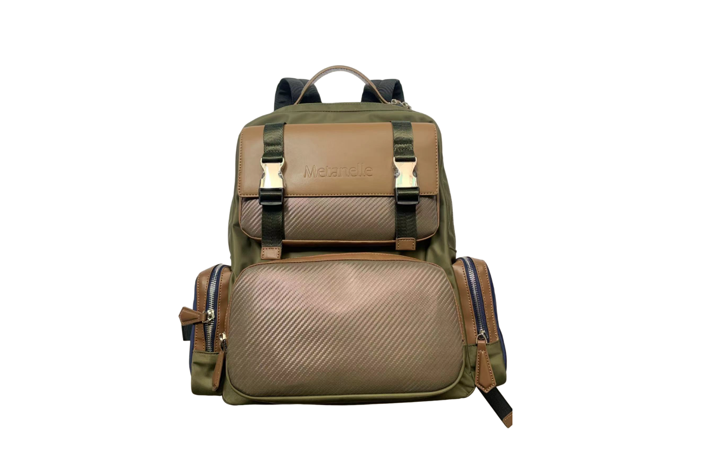 Hybrid-Designs aus Re-Nylon und Nappaleder
