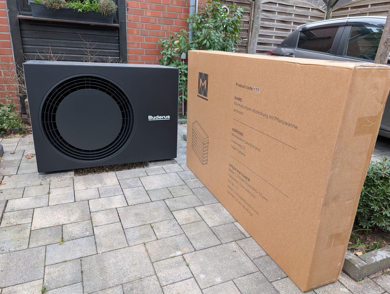 Buderus Waermepumpen Abdeckung