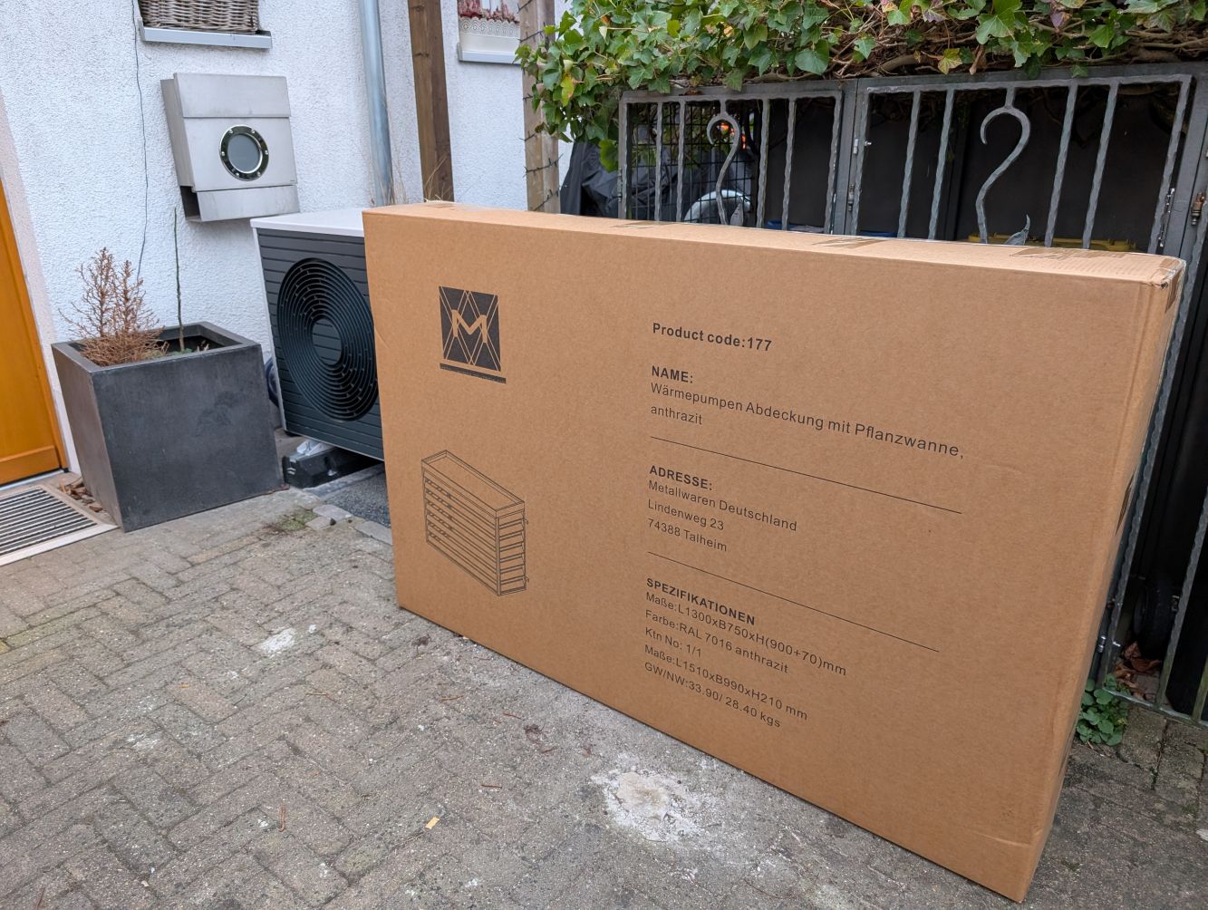 Vaillant Wärmepumpen Abdeckung