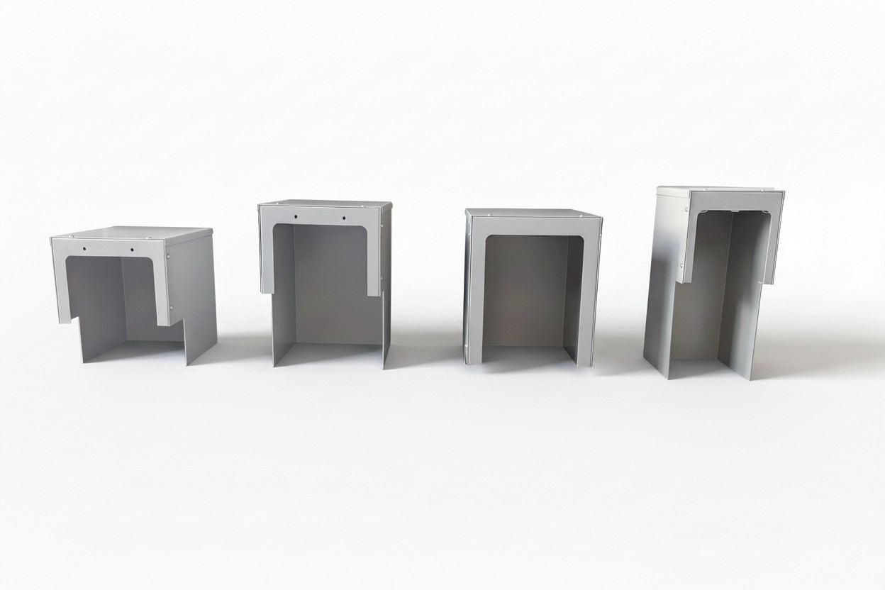Design Verkleidung Boden Abdeckhauben für Wärmepumpen Zuleitungen von Bosch, Buderus, Vaillant, Wolf, LG und Viesmann