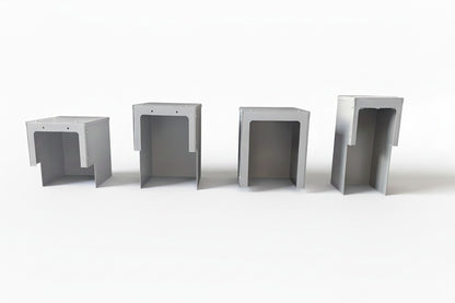 Design Verkleidung Boden Abdeckhauben für Wärmepumpen Zuleitungen von Bosch, Buderus, Vaillant, Wolf, LG und Viesmann