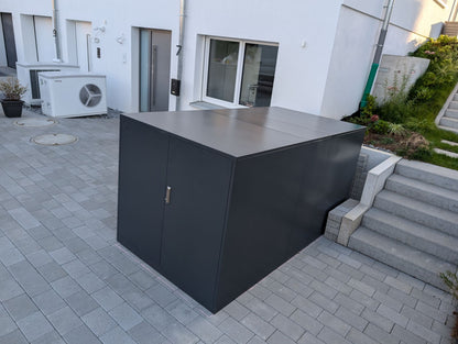 Lastenfahrradgarage in XL Größe aus Metall abschliessbar und wetterfest