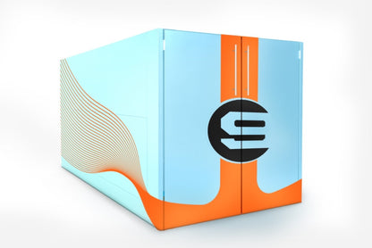 Fahrradgarage Art-Box No.2 in "modern Gulf Design"