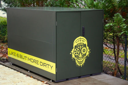 limitierte Fahrradgarage "Art Box Bike Rowdy" Like 6 BUT MORE DIRTY