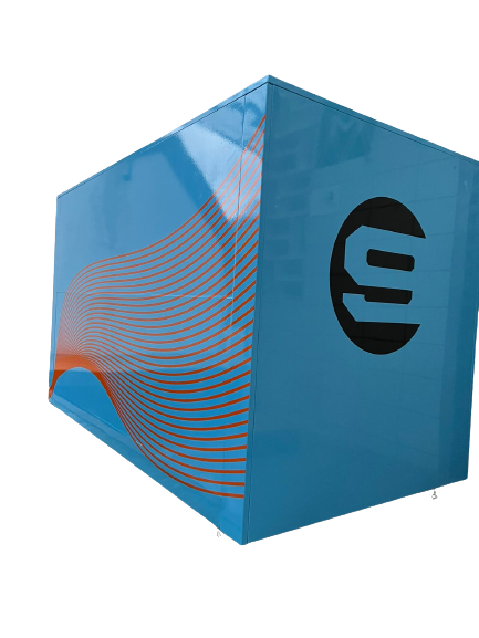 Fahrradgarage Art-Box No.2 in "modern Gulf Design"