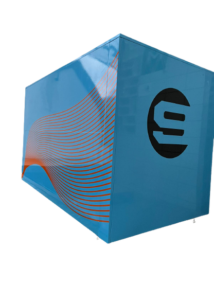 Fahrradgarage Art-Box No.2 in "modern Gulf Design"
