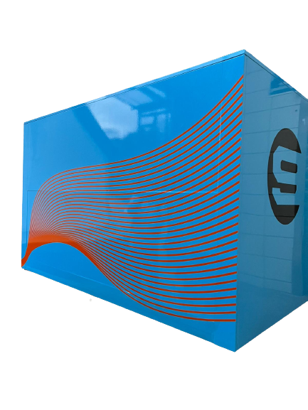 Fahrradgarage Art-Box No.2 in "modern Gulf Design"