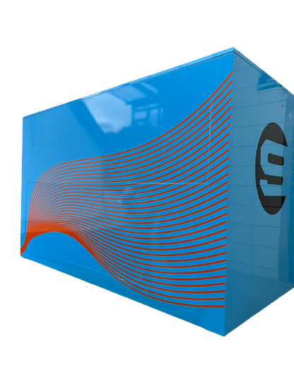 Fahrradgarage Art-Box No.2 in "modern Gulf Design"