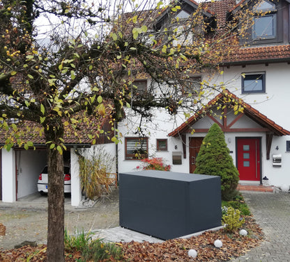 3er Fahrradgarage Statement  -  Maße: H 126 x B 113 x T 204 cm