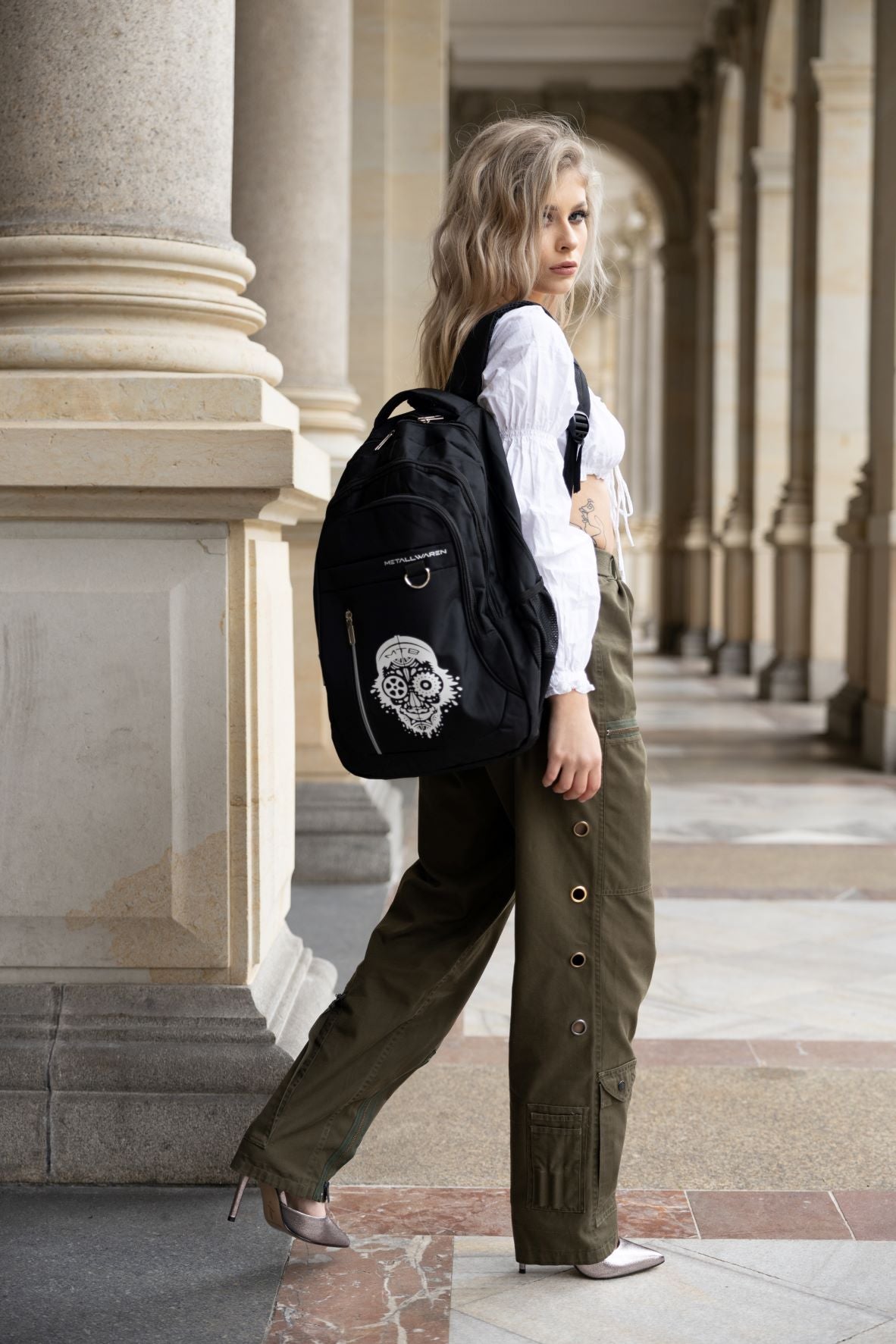 Rucksack schwarz No.4 "FREERIDE"