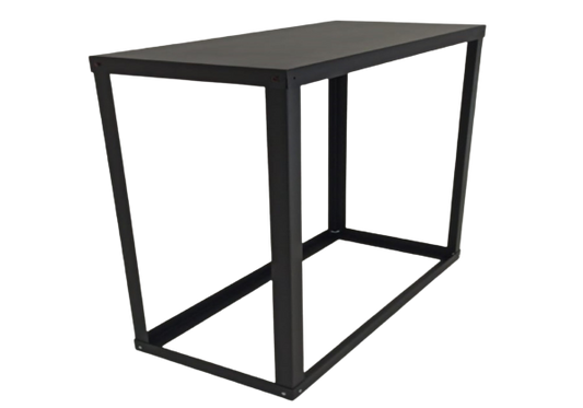 Kaminholzregal, aus Metall, schwarz