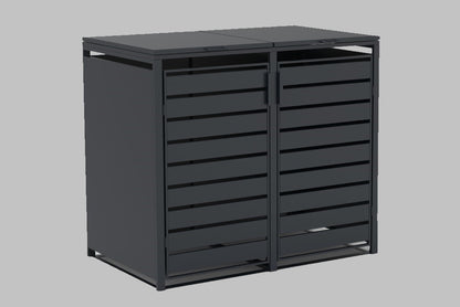 Mülltonnenbox 2er