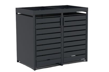 Muelltonnenbox_2er_Set_Metall_fuer_120l_und_240l_mit_Pflanzdach