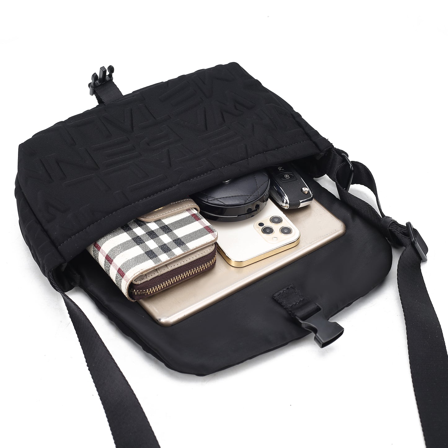 Messenger Umhängetasche mit Prägung